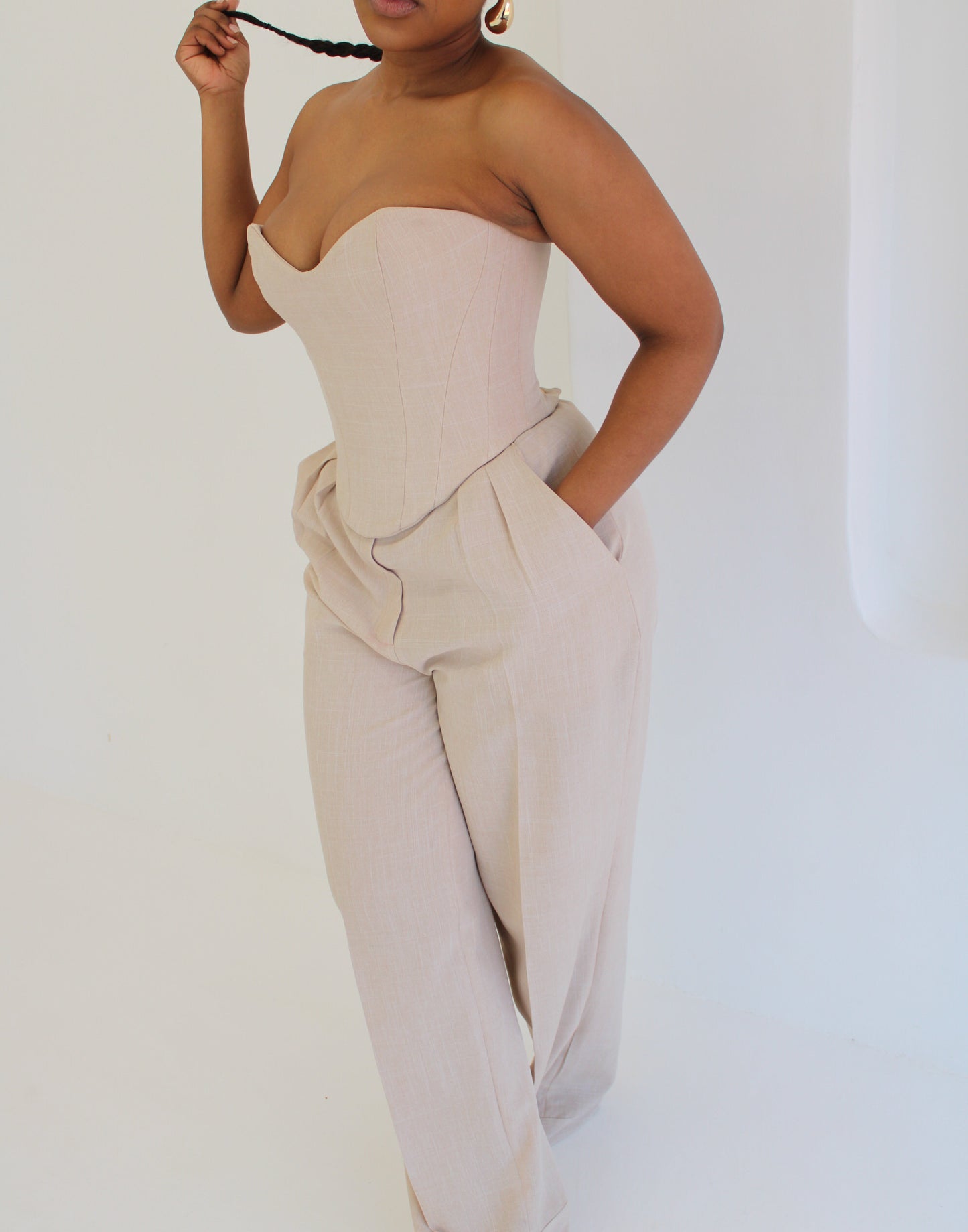 Amalfi Trousers (Beige)