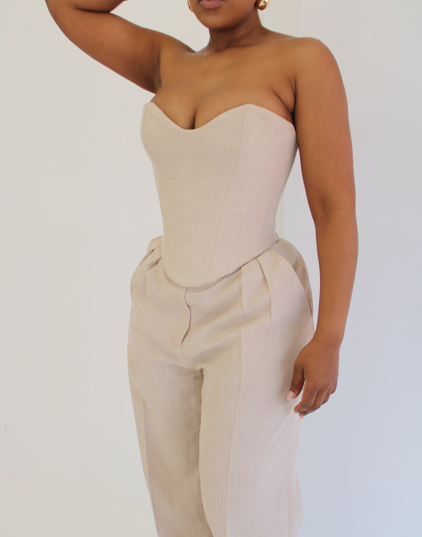 Amalfi Trousers (Beige)