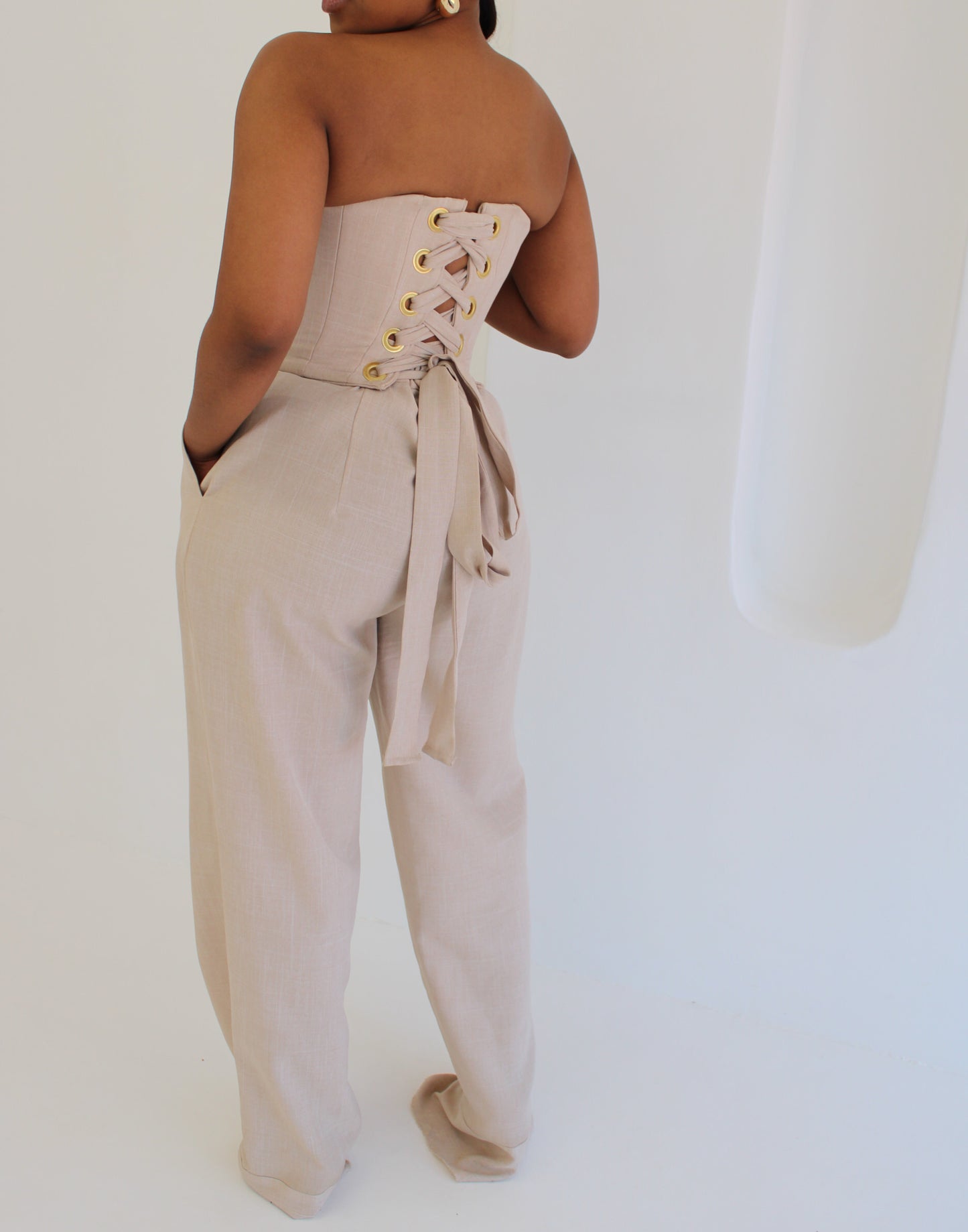 Amalfi Trousers (Beige)