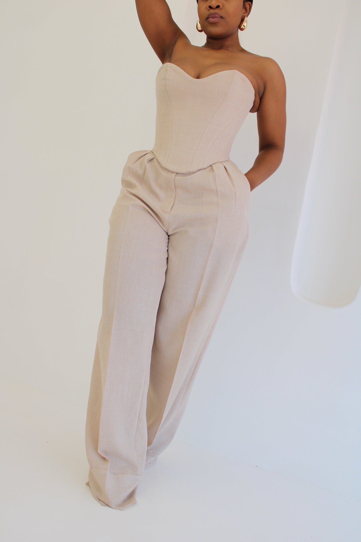 Amalfi Trousers (Beige)