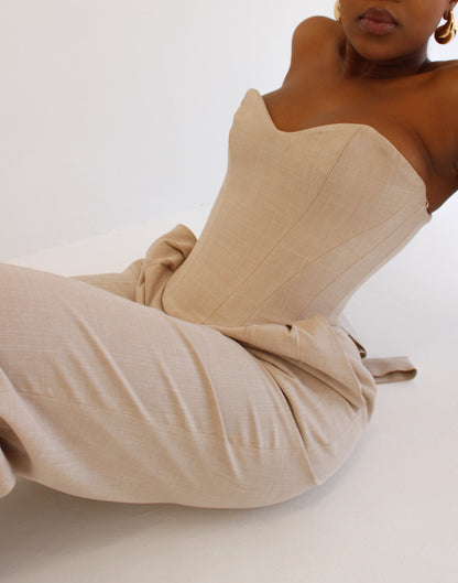 Amalfi Corset (Beige)
