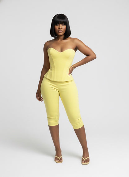 Lemon corset (Strapless)