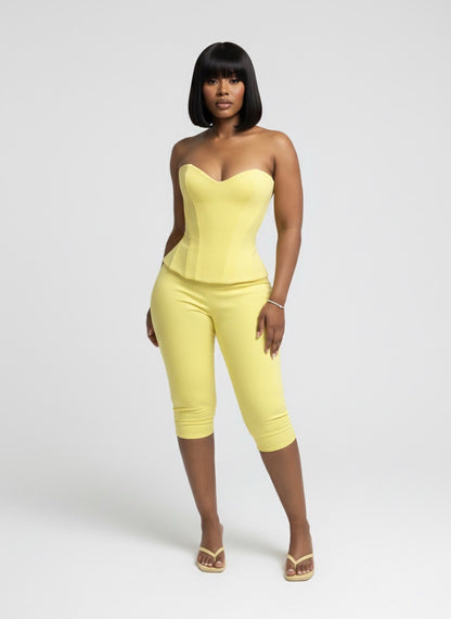 Lemon corset (Strapless)