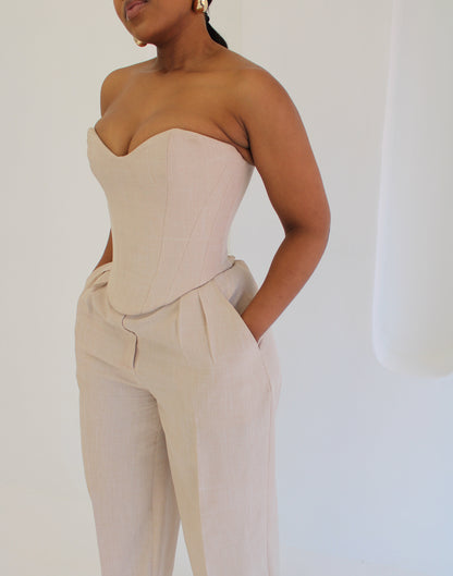 Amalfi Corset (Beige)