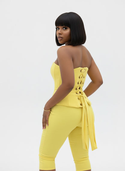 Lemon corset (Strapless)
