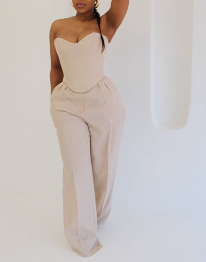Amalfi Corset (Beige)